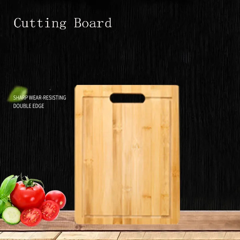 Professional Kitchen Knives Chef Chopping Knife Hollow Handle Meat Vegetable Slicing Knife Solid Wood Magnetic Knife Block