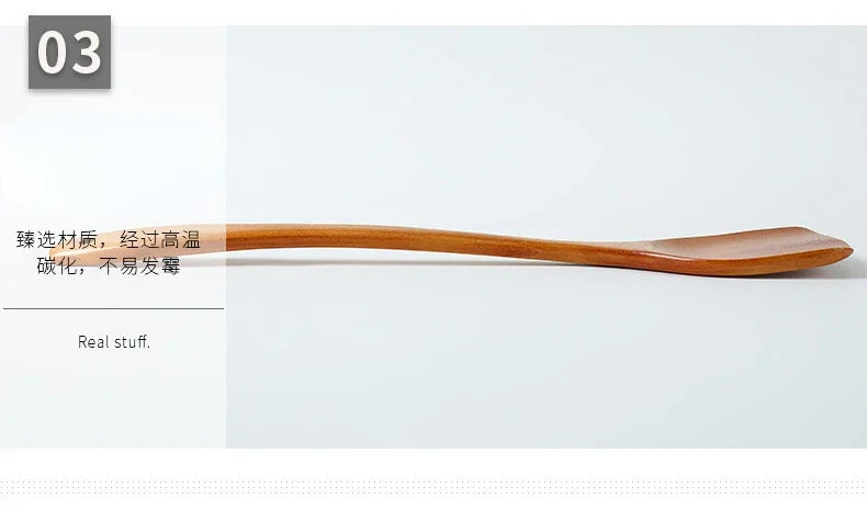 Bamboo Wood Spatula 39cm Long Handle Wooden Spatula Non-stick Pan Does Not Hurt The Pot Household Kitchen Cooking Spatula