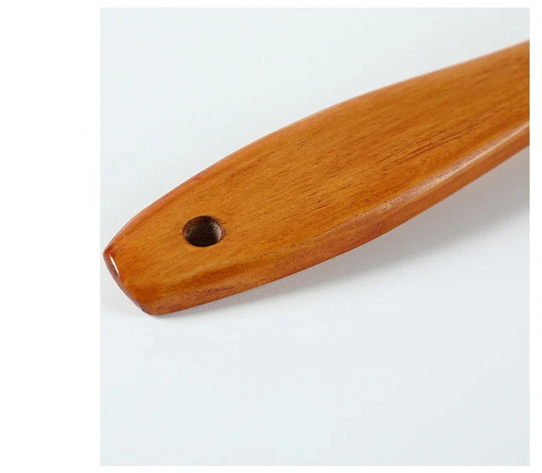 Bamboo Wood Spatula 39cm Long Handle Wooden Spatula Non-stick Pan Does Not Hurt The Pot Household Kitchen Cooking Spatula