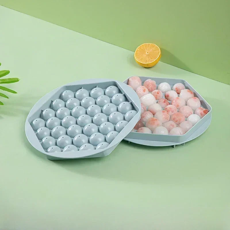 DIY Ice Cream Homemade Ice Hockey Mold Tray Kitchen Plastic Ice Hockey Mold Food Grade Iceball Makers for Bar