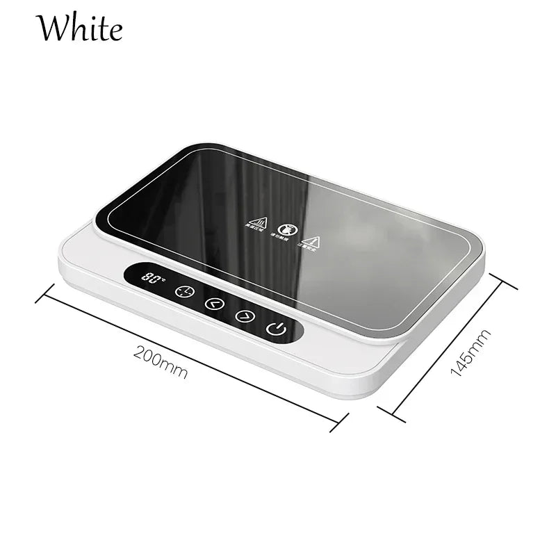 50W Cup Heater Mug Warmer Electric Hot Plate 9 Gear Temperature Warmer Coaster Heating Lunch Box Milk Coffee Home Office 220V