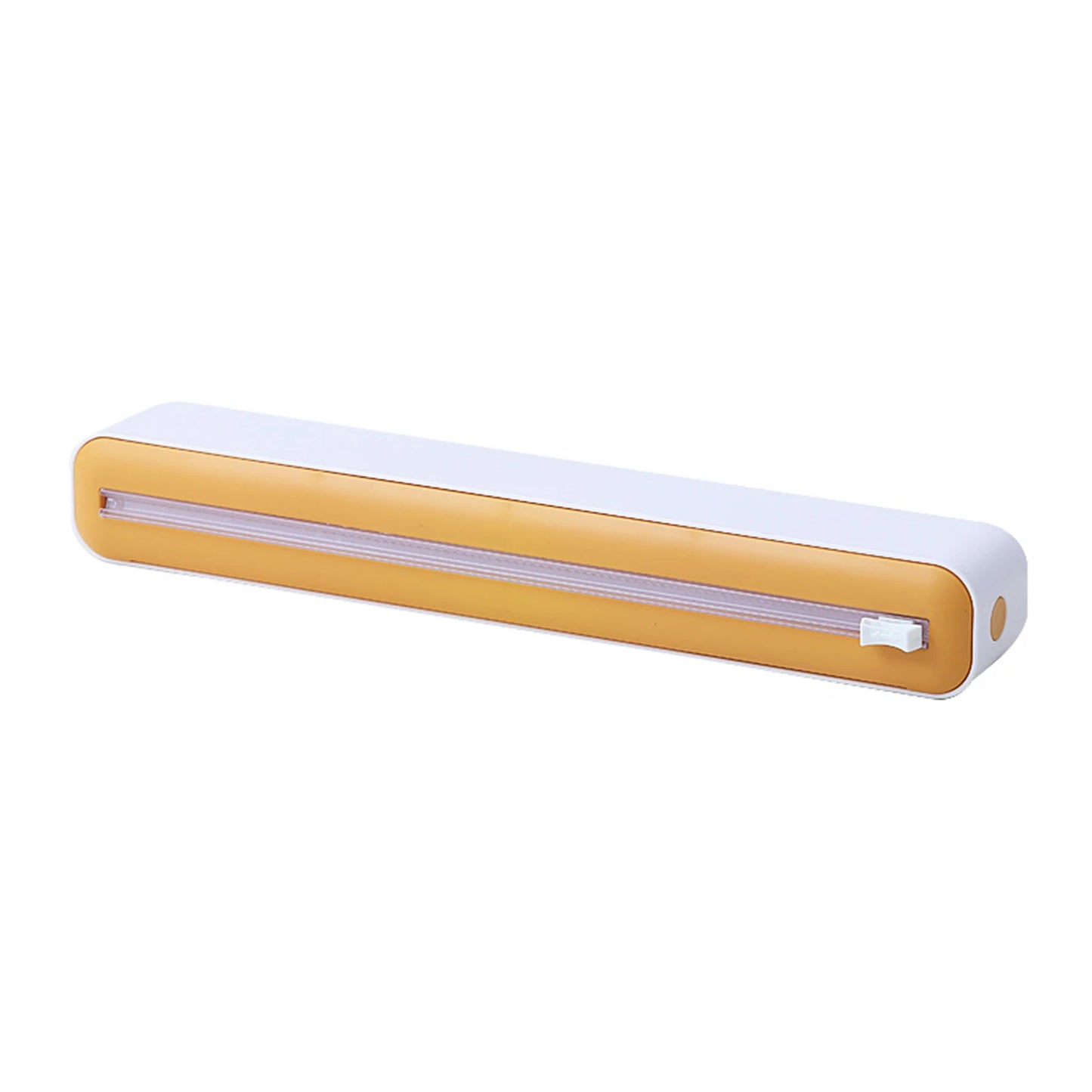 Plastic Wrap Dispenser with Cutter Foil and Plastic Wrap Organizer Refillable Food Cling Film Dispenser Kitchen Accessories
