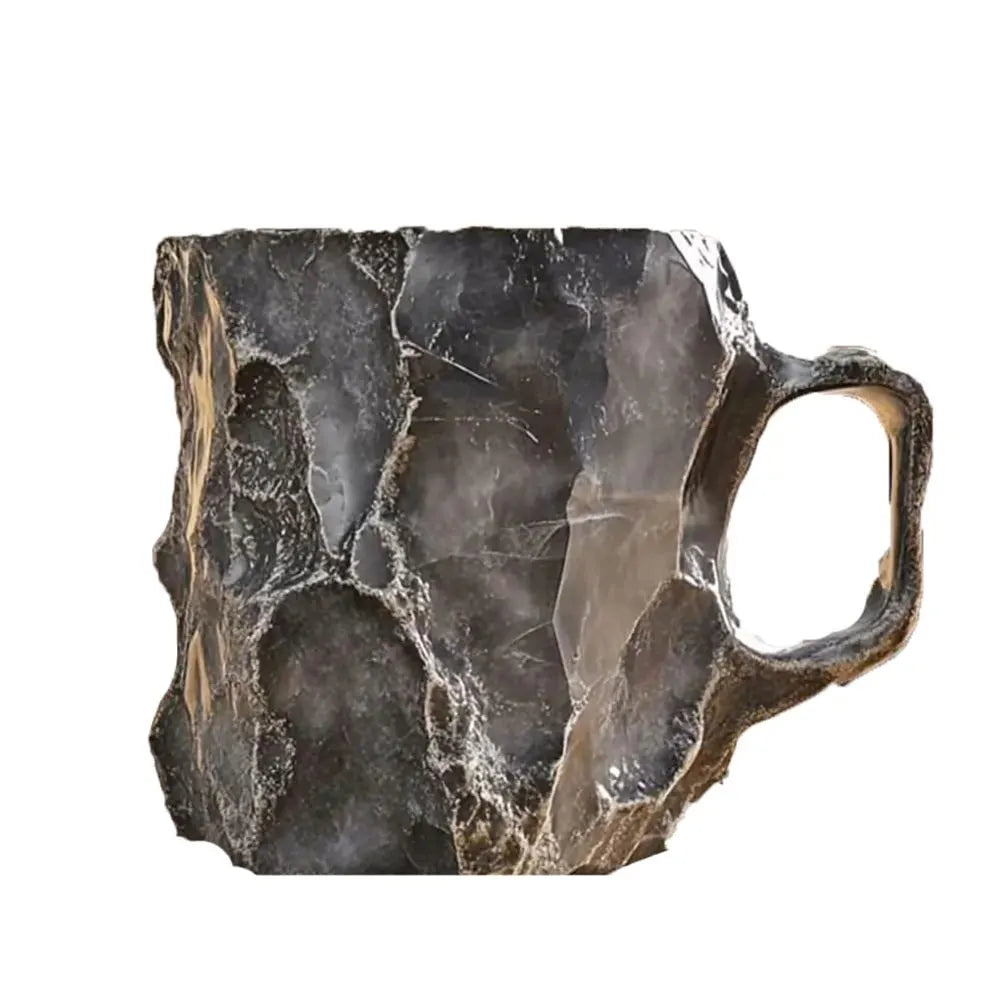 Mineral Crystal Coffee Mugs Colorful Crystal Mug Multi-use Elegant Mineral Cup Resin Tea Cup Gift for Family Friends