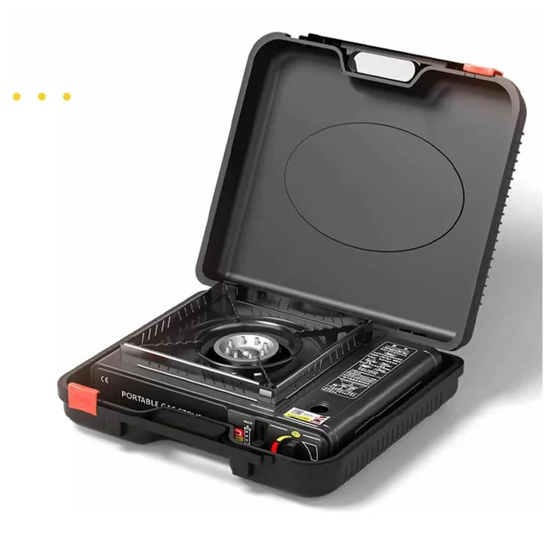 Portable Dual Fuel Camping Stove, Propane or Butane, with Carry Case, Auto Ignition Ideal for Camping Hiking BBQ and Emergencies